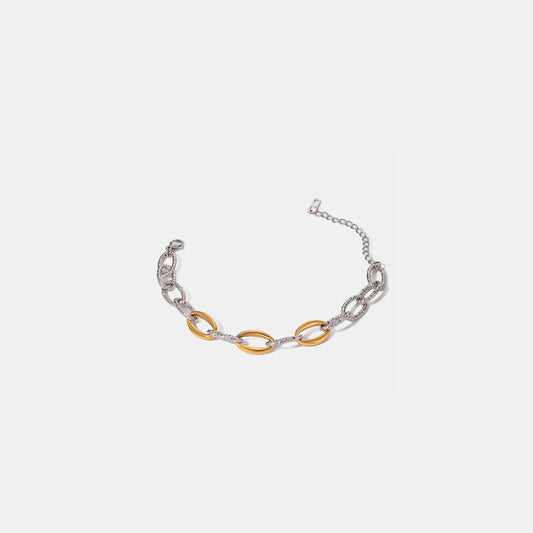 18K Gold-Plated Stainless Steel Bracelet